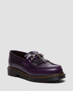 Aniline Dr.Martens Adrian Snaffle Bone Charm Tassel Loafers | SN-DM85022