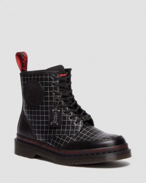 Black Dr.Martens 1460 WB Blade Runner Lace Up Boots | SN-DM84161