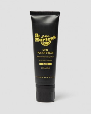 Black Dr.Martens Black Shoe Polish Cream 75ml Tube | SN-DM85166