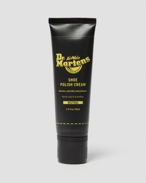 Black Dr.Martens Neutral Shoe Polish Cream 75ml Tube | SN-DM85159