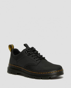 Black Dr.Martens Reeder Utility Shoes | SN-DM84967