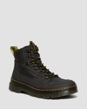 Black Dr.Martens Rilla Lace Up Utility Boots | SN-DM84403