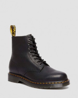 Black — Ambassador Dr.Martens 1460 Ambassador Leather Lace Up Boots | SN-DM84283