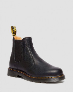 Black — Ambassador Dr.Martens 2976 Ambassador Leather Chelsea Boots | SN-DM84949