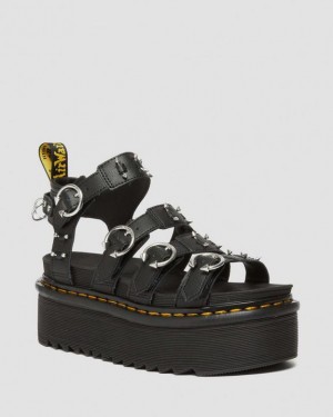 Black — Athena Dr.Martens Blaire Piercing Leather C | SN-DM84705