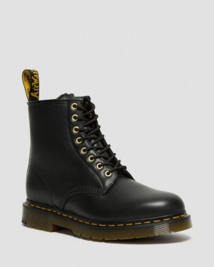 Black — Blizzard Wp Dr.Martens 1460 DM's Wintergrip Leather Lace Up Boots | SN-DM84991