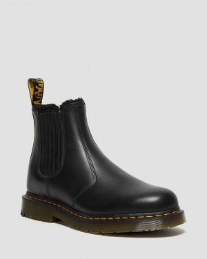 Black — Blizzard Wp Dr.Martens 2976 DM's Wintergrip Leather Chelsea Boots | SN-DM84992