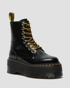 Black — Buttero Dr.Martens Jadon Max Boot Platforms | SN-DM84267