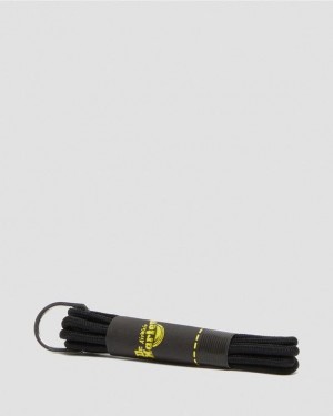 Black — Cotton Dr.Martens 26 Inch Round Shoe Laces (3-Eye) | SN-DM85215