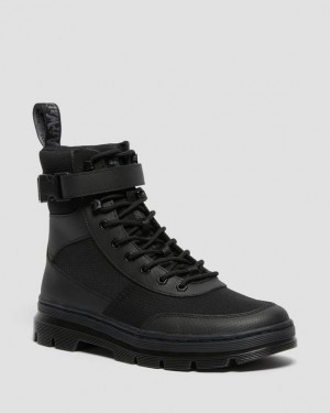 Black — Element Poly Rip Stop Dr.Martens Combs Tech Poly Casual Boots | SN-DM84971