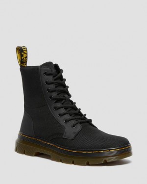 Black — Extra Tough Poly+Rubbery Dr.Martens Combs Poly Casual Boots | SN-DM84968