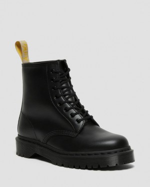 Black — Felix Rub Off Dr.Martens Vegan 1460 Bex Mono Lace Up Boots | SN-DM85128