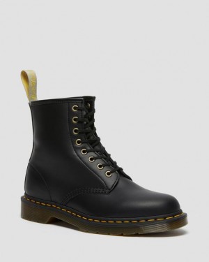 Black — Felix Rub Off Dr.Martens Vegan 1460 Felix Lace Up Boots | SN-DM84863