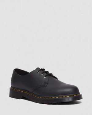 Black — Genix Nappa Dr.Martens 1461 Genix Nappa Leather Oxford Shoes | SN-DM84518