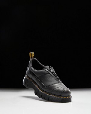 Black — Lunar+Sorento+Hub Ripstop Dr.Martens 1461 Beta Clubwedge Platform Oxford Shoes | SN-DM84716