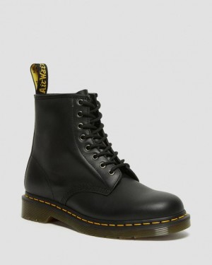 Black — Nappa Leather Dr.Martens 1460 Nappa Leather Lace Up Boots | SN-DM84866