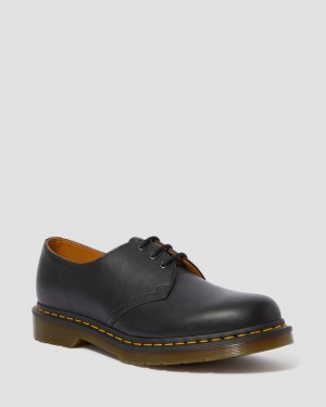 Black — Nappa Leather Dr.Martens 1461 Nappa Leather Oxford Shoes | SN-DM85035
