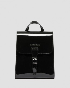 Black — Patent Leather Dr.Martens Patent Leather Mini Backpack | SN-DM84774