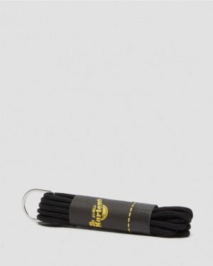Black — Polyester Dr.Martens 55 Inch Round Shoe Laces (8-10 Eye) | SN-DM85212