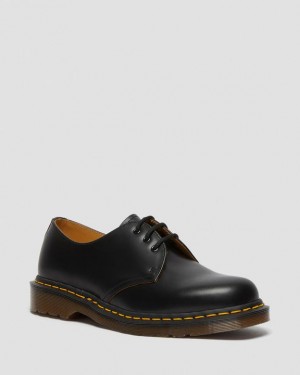 Black — Quilon Dr.Martens 1461 Vintage Made in England Oxford Shoes | SN-DM85045