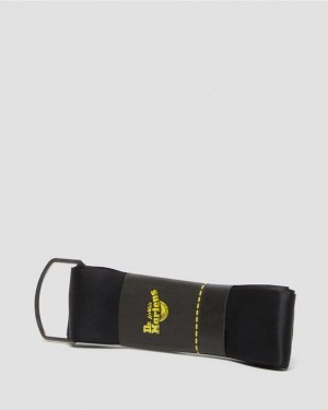 Black — Ribbon Dr.Martens 83 Inch Ribbon Shoe Laces (12-14 Eye) | SN-DM85178