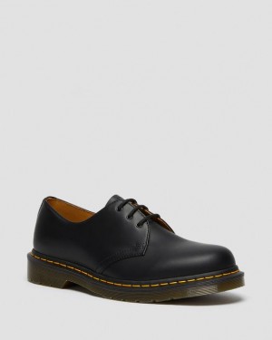 Black — Smooth Leather Dr.Martens 1461 Smooth Leather Oxford Shoes | SN-DM85063