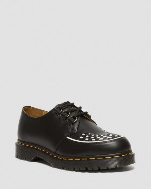 Black — Smooth Leather Dr.Martens Ramsey Smooth Leather Creepers | SN-DM84530