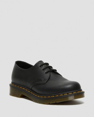 Black — Virginia Dr.Martens 1461 Virginia Leather Oxford Shoes | SN-DM84531