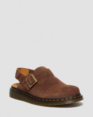 Bronx Suede Dr.Martens Jorge II Bronx Suede Slingback Mule | SN-DM85100