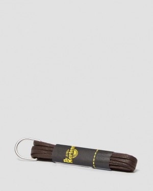 Brown — Tetoron Dr.Martens 55 Inch Waxed Flat Shoe Laces (8-10 Eye) | SN-DM85180