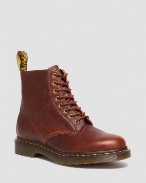 Cashew — Ambassador Dr.Martens 1460 Ambassador Leather Lace Up Boots | SN-DM84913