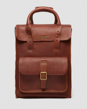 Cashew — Ambassador Dr.Martens Ambassador Leather Backpack | SN-DM84778
