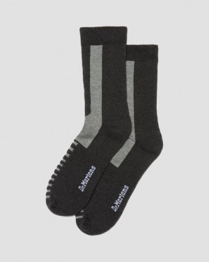 Charcoal — Cotton Blend Dr.Martens Double Doc Cotton Blend Socks | SN-DM85232