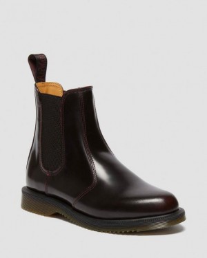 Cherry Red — Arcadia Dr.Martens Flora Arcadia Chelsea Boots | SN-DM84366