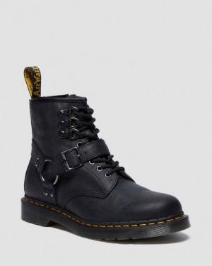 Dr.Martens 1460 Hardware Antique Leather Lace Up Boots | SN-DM84288