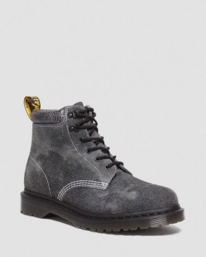 Dr.Martens 939 Stonewashed Suede Lace Up Boots | SN-DM84139