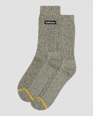 Ecru — Organic Cotton Blend Dr.Martens Merino Organic Cotton Blend Socks | SN-DM85234