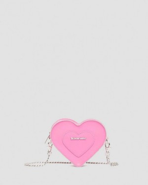 Fondant Pink — Kiev Dr.Martens Mini Heart Shaped Leather Bag | SN-DM84770