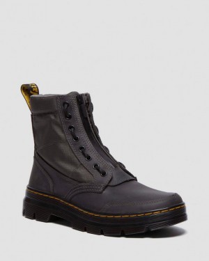 Gunmetal Dr.Martens Combs Jungle Zip Casual Boots | SN-DM84977