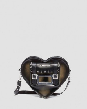 Khaki+Black Dr.Martens Heart Backpack | SN-DM84781