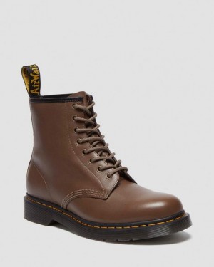 Khaki Dr.Martens 1460 Artimus Leather Lace Up Boots | SN-DM84135