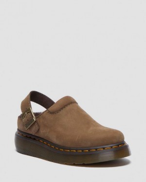 Khaki — Buttersoft Wp Dr.Martens Laketen Buttersoft Slingback Mule | SN-DM85099