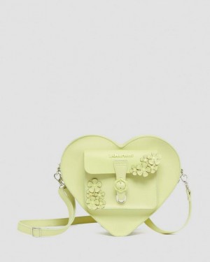 Lime Green — Kiev Dr.Martens Heart Shaped Leather Backpack | SN-DM84763