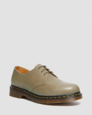 Olive — Carrara Dr.Martens 1461 Carrara Leather Oxford Shoes | SN-DM85030