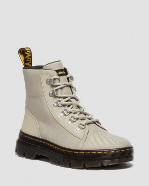 Stone — Ajax+Extra Tough Poly Dr.Martens Combs Poly Casual Boots | SN-DM84400