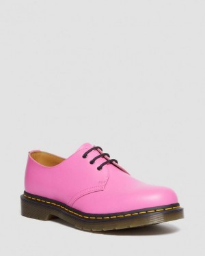 THRIFT PINK — Smooth Leather Dr.Martens 1461 Smooth Leather Oxford Shoes | SN-DM85031