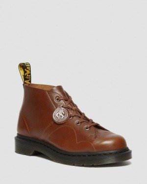 Urban Brown — Buckingham Dr.Martens Church Buckingham Leather Monkey Boots | SN-DM84882