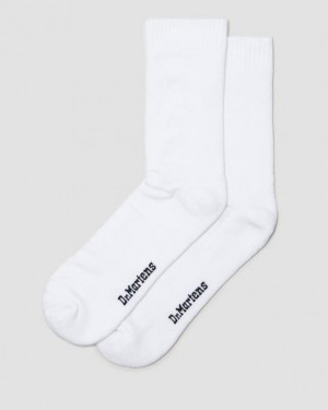 White — Cotton Blend Dr.Martens Double Doc Cotton Blend Socks | SN-DM85244